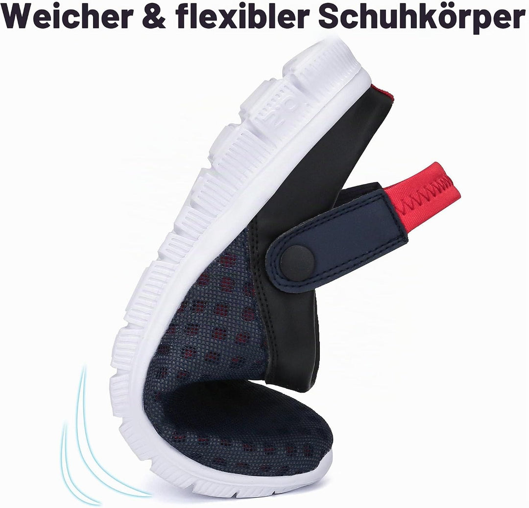 SAGUARO Sommer Clogs Herren Gartenschuhe Damen Hausschuhe Leicht Pantolette rutschfest Badelatschen