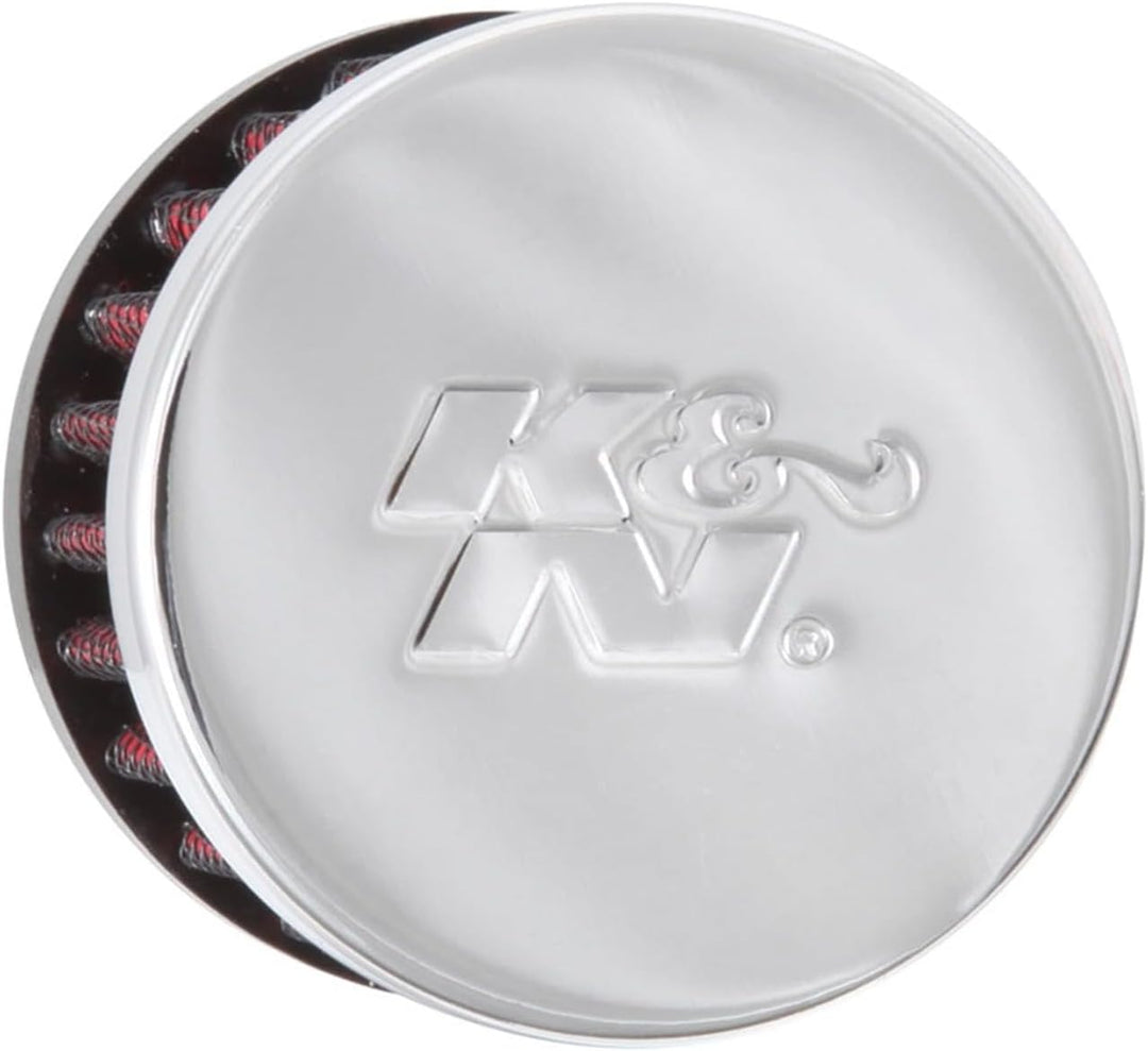 K&N 62-1340 KFZ und Motorrad Entlüftungsluftungsluftfilter, Chrom