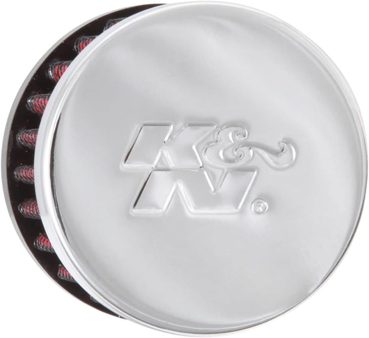 K&N 62-1340 KFZ und Motorrad Entlüftungsluftungsluftfilter, Chrom