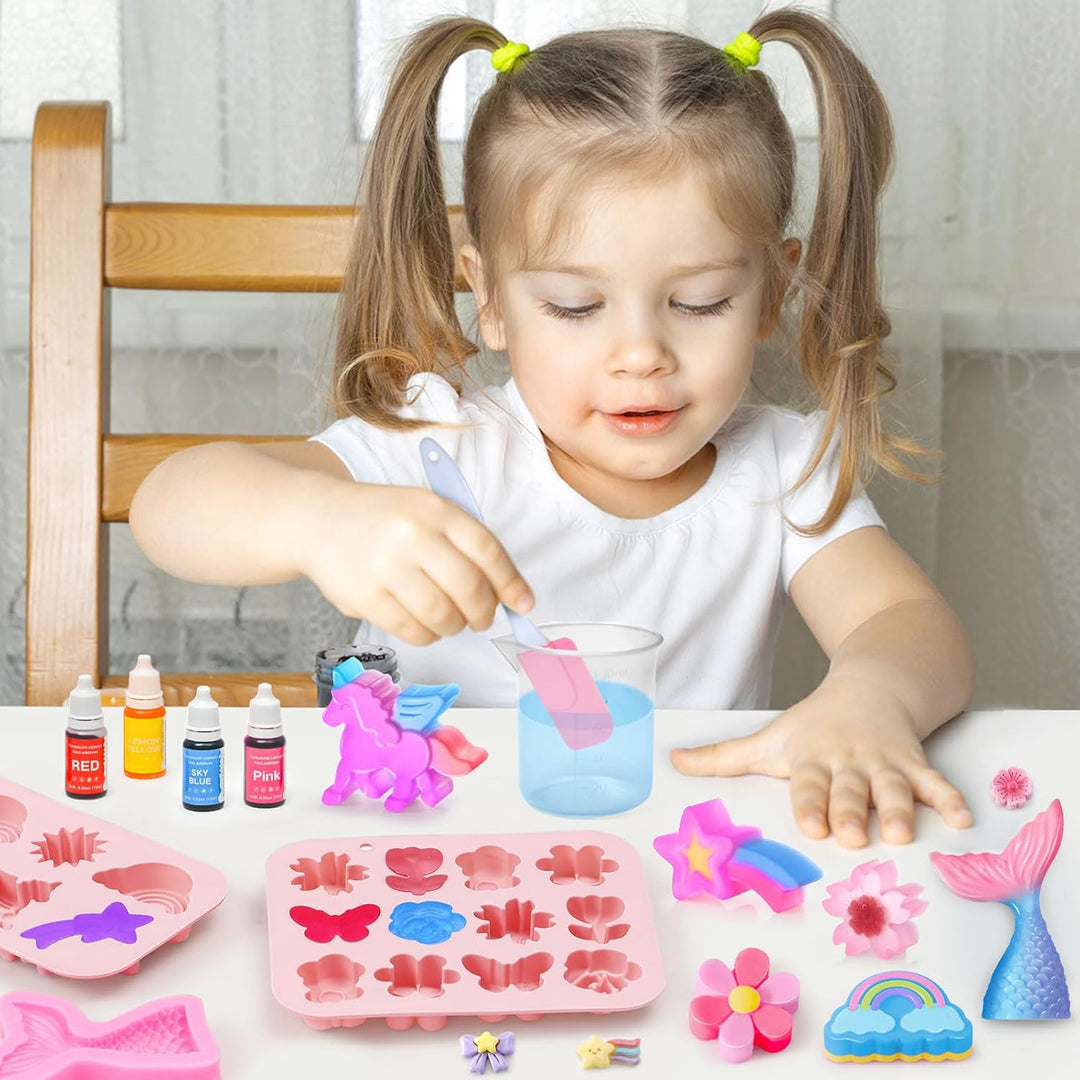 Tacobear Seife Selber Machen Bastelset Kinder 5 6 7 8 9 10 11 12 DIY Set Experimente mit Seifenbasis