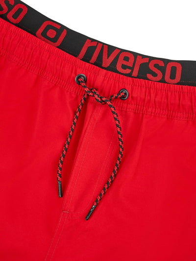 riverso Herren Badehose Badeshort RIVBobby Kurze Hose Sommer Sport Strand Shorts Tunnelzug Print 100
