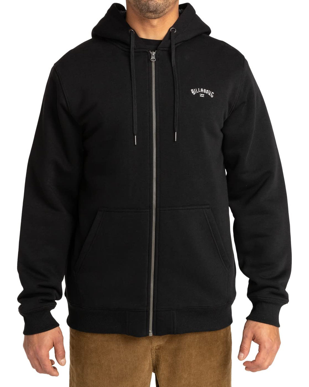 Billabong Herren Arch Sherpa Sweatshirt (1er Pack) L Schwarz, L Schwarz