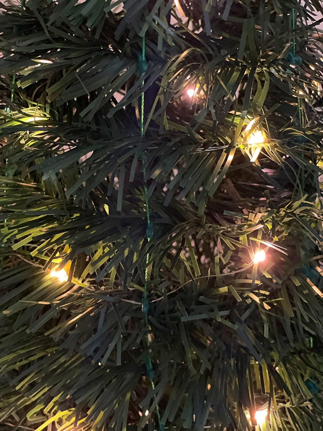 Pop Up Spiral Weihnachtsbaum 150 cm mit 120 LED und Stern Spitze - grün - Künstlicher Tannenbaum war