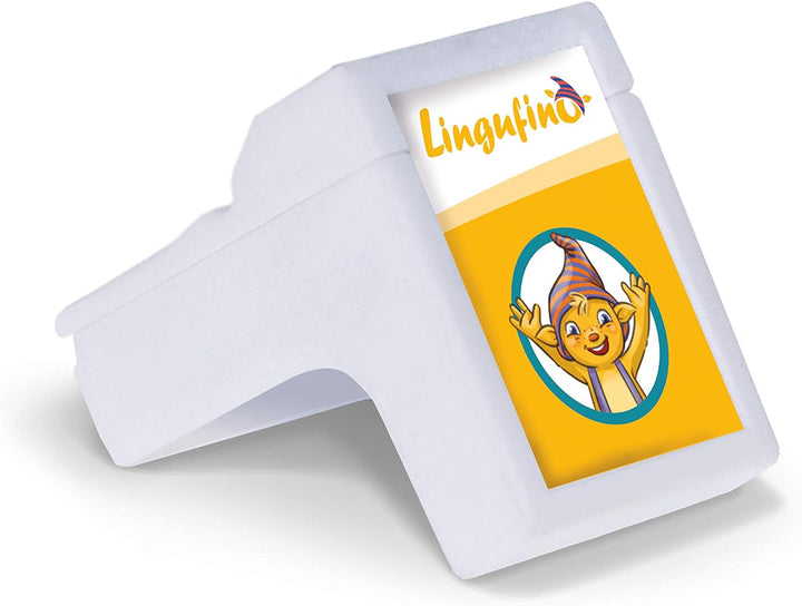 DIALOG TOYS Lingufino Junior Starter Set mit Plüschfigur, Lernspielzeug mit Spracherkennung ohne Int