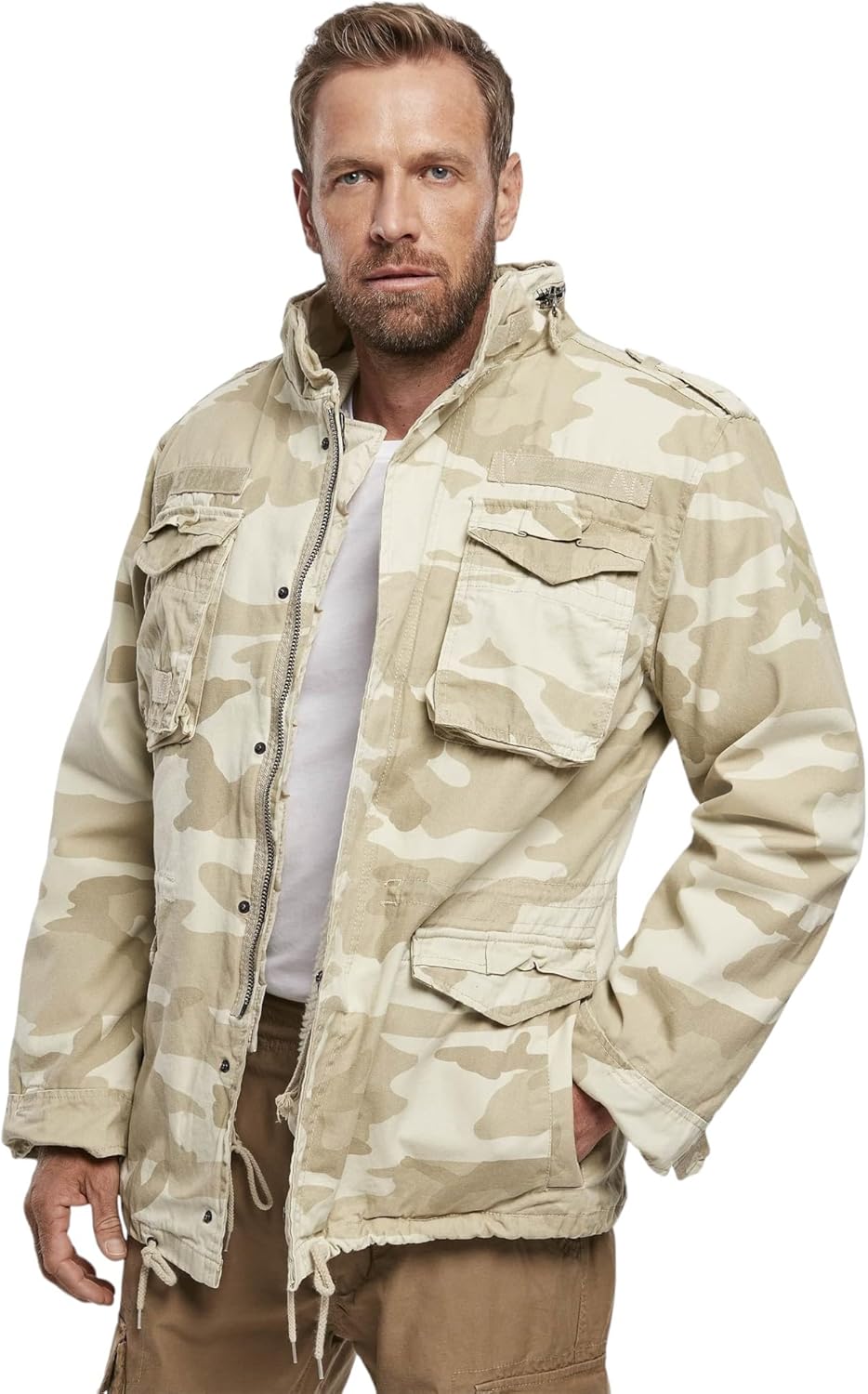 Brandit M65 Giant Herren Jacke Parka Winterjacke L Mehrfarbig (Sandstorm), L Mehrfarbig (Sandstorm)