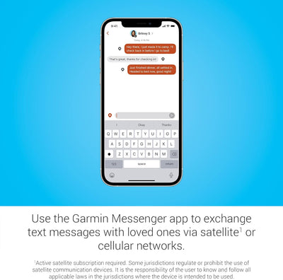 Garmin inReach® Messenger-Hand-Satellitenkommunikator, globales Zwei-Wege-Messaging