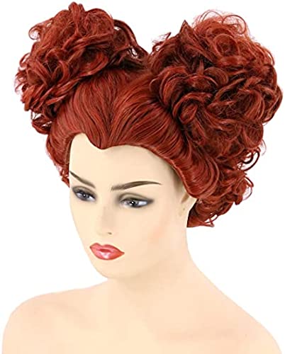 LeMarnia Winifred Sanderson Perücke Rotbraune Hexen perücke Halloween-Kostümperücke