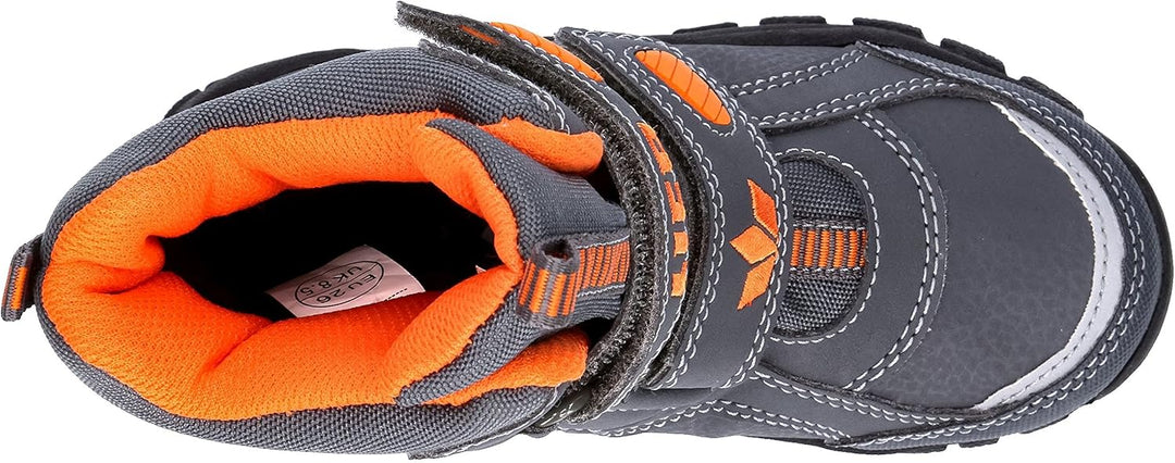 Lico Jungen Samuel V Schneestiefel 25 EU Grau Orange, 25 EU Grau Orange