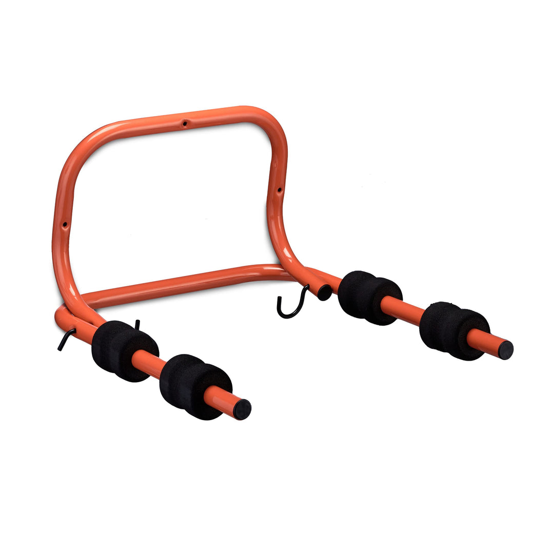 Relaxdays Bike Wall Mount Fahrrad Wandhalterung, 2 Räder, bis 30kg, klappbar, HBT 28 x 47,5 x 51 cm,