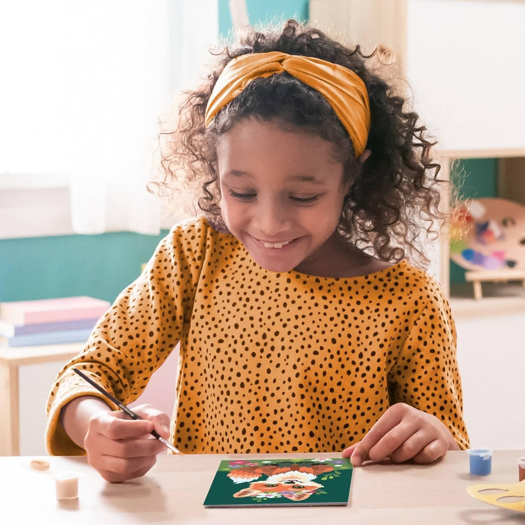 Ravensburger CreArt Kids 18 x 24 cm – Kunstnummer – Blumenfuchs – Set zum Malen nach Zahlen – ab 7 J