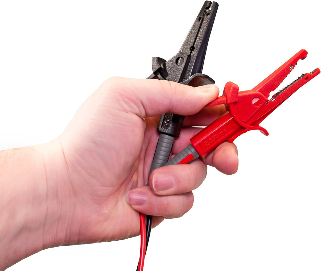 PeakTech Kompaktes Digital-Multimeter P1035 zur Messung von Spannung, Gleichstrom und Widerstand, Bl