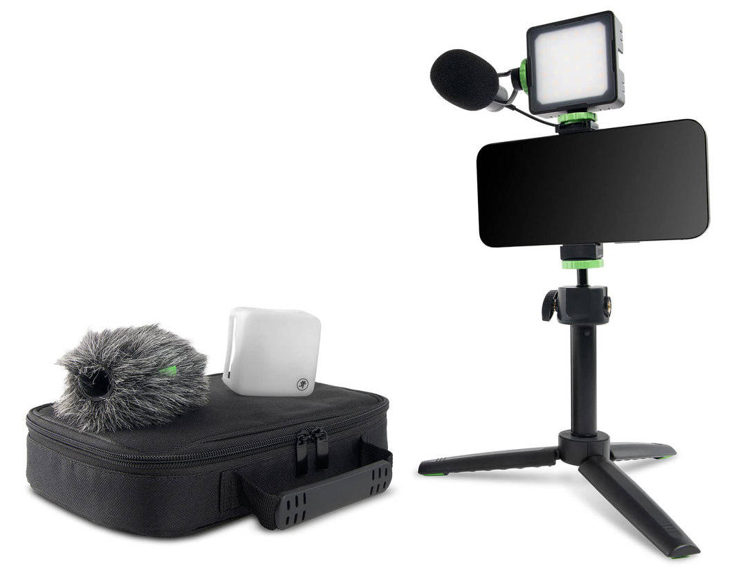 Mackie EM-93MK umfassendes Content Creation Kit für Smartphones und DSLR-Kameras mit EM-93M Mikrofon