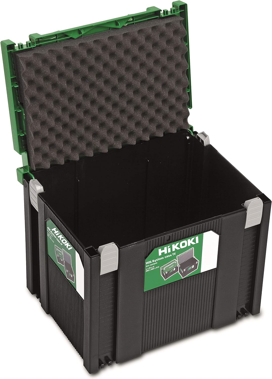 Hikoki 402541 Transportkoffer HSC 295x395x315 mm, Kunststoff, Grün Schwarz, 295x395x315