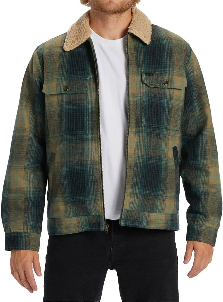 Billabong Herren Barlow Sherpa Windbreaker, Dunkler Wald