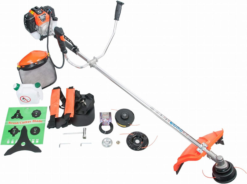 Benzin Motorsense 5,2 PS DE MON Freischneider Rasentrimmer Trimmer Leicht Benzin Gartenwerkzeug Rase