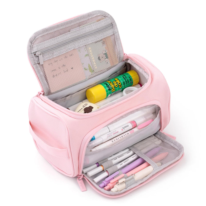 HVOMO Federmäppchen mit grossem Fassungsvermögen, hohe Aufbewahrungstasche, Marker, Stifte-Etui, ein