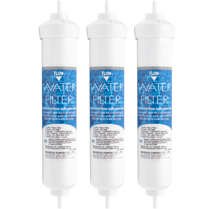 3 Stück Daewoo Ersatz Wasserfilter DD-7098 für FRN, FRS