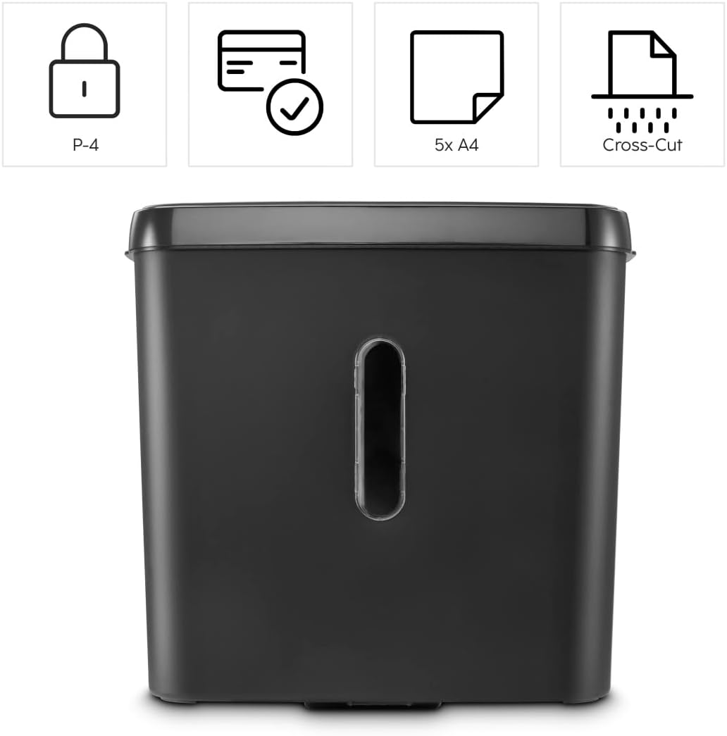 Aktenvernichter Safe X50, Schredder mit Sicherheitsstufe P4 T4 E3