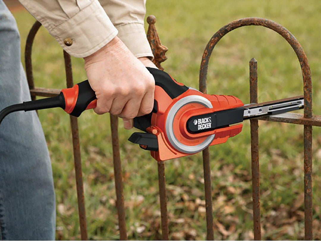 Black + Decker KA902EK Elektrofeile, Absaugvorrichtung, 400 W,