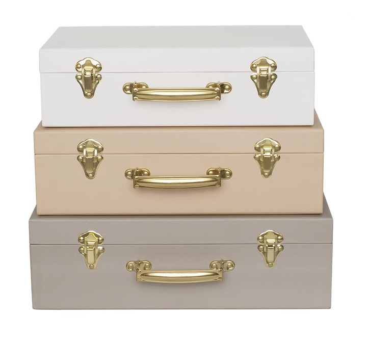 JaBaDaBaDo - Beige Koffer - 3er Set (A3220)