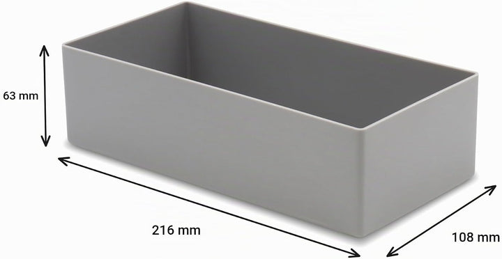 1a-TopStore 10 STK. Einsatzkästen Einsatzboxen Schubladen-Einsatzkasten Sortierboxen, 32 Grössen, 5