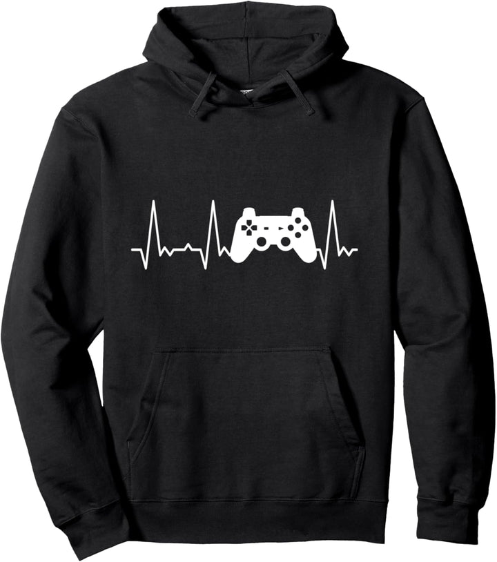 Herzschlag Game Controller Pullover Hoodie
