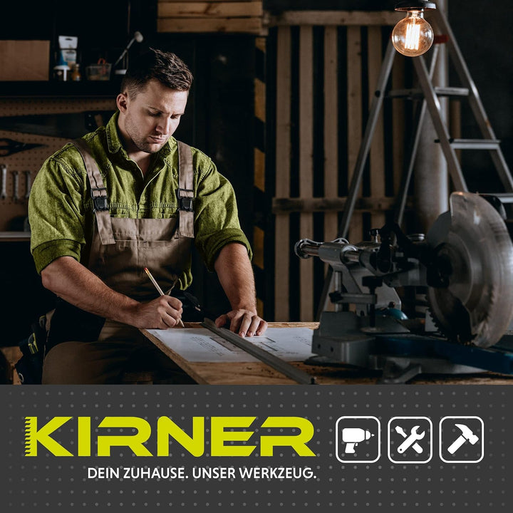 KIRNER Stichsägeblätter Holz 10 Stk [ bis zu 5x mehr Schnitte ] sehr präziser, sauberer Kurvenschnit