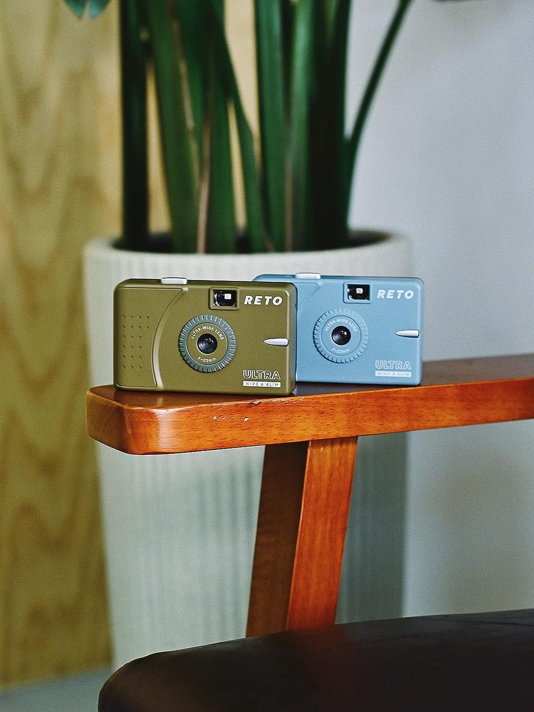 RETO Ultra Wide und Slim 35 mm Wiederverwendbare Tageslicht-Filmkamera – 22 mm Weitwinkelobjektiv, f