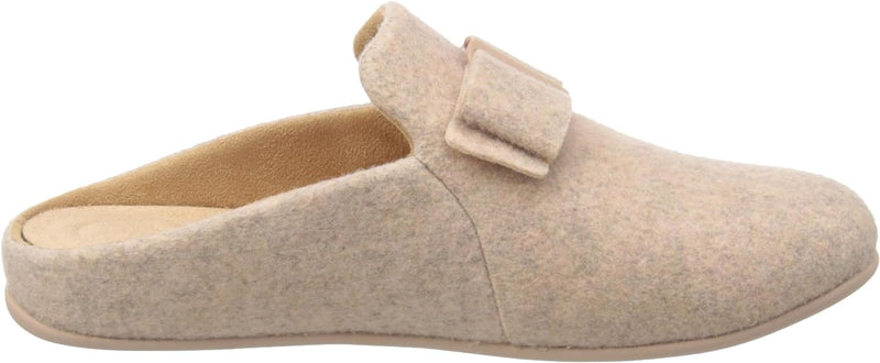 Fitflop Damen Shuv Cushy Filzpantoffeln Hausschuh 36 EU Beige, 36 EU Beige