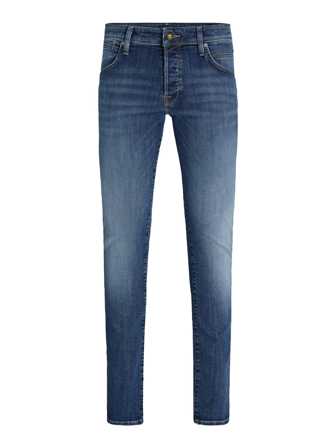 JACK & JONES Herren Jeans JJIGLENN JJFOX 50SPS CB 036 - Slim Fit Blau Blue Denim 28W / 30L Blue Deni