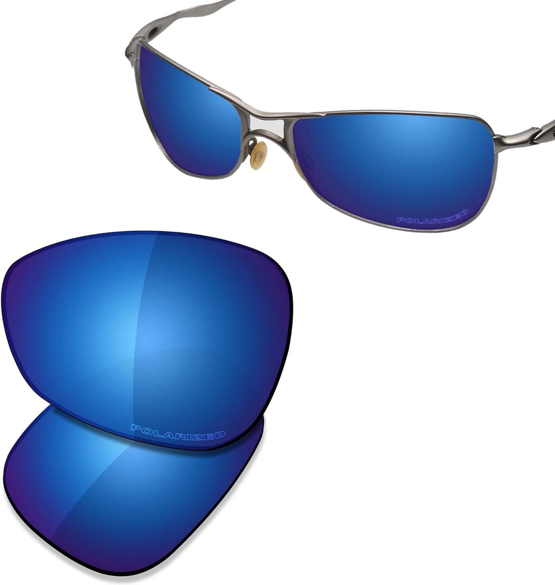 Saucer Premium Ersatzgläser für Oakley Crosshair 1.0 (2005) Sonnenbrillen High Defense - Midnight Bl