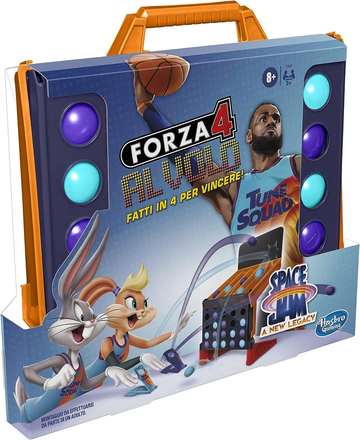 Hasbro Gaming Stärke 4: Space Jam A New Legacy Edition, Zwei oder mehr Spieler, Spiel für Kinder ab