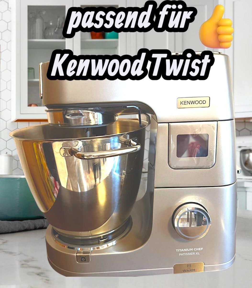 GETREIDEMÜHLE VORSATZ VON MESSERSCHMIDT MIT KENWOOD TWIST DIREKTANSCHLUSS - GRAIN MILL MANUAL ATTACH