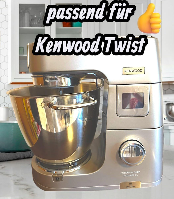 GETREIDEMÜHLE VORSATZ VON MESSERSCHMIDT MIT KENWOOD TWIST DIREKTANSCHLUSS - GRAIN MILL MANUAL ATTACH
