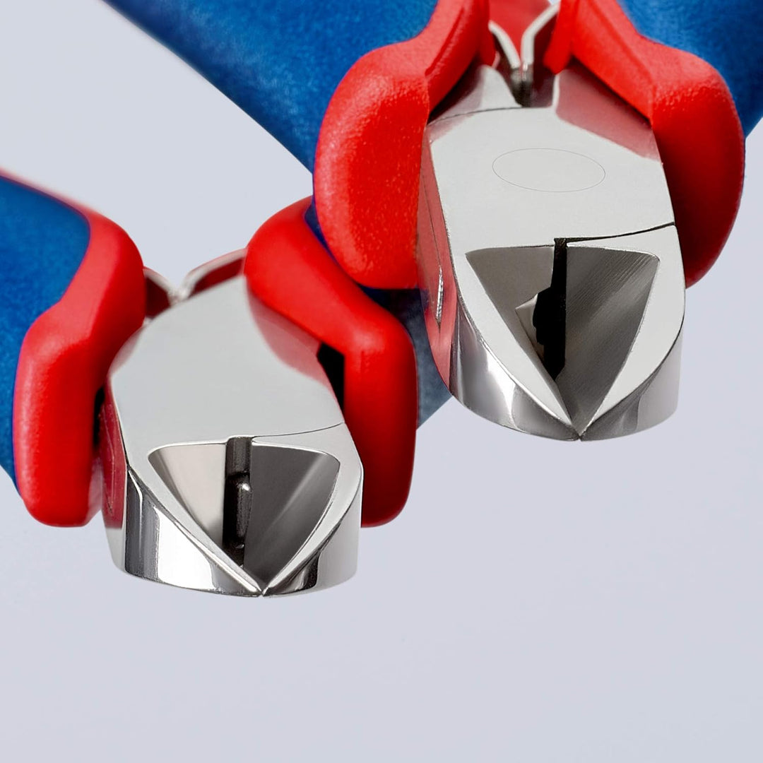 Knipex Elektronik-Seitenschneider mit Mehrkomponenten-Hüllen 115 mm (SB-Karte/Blister) 77 02 115 SB