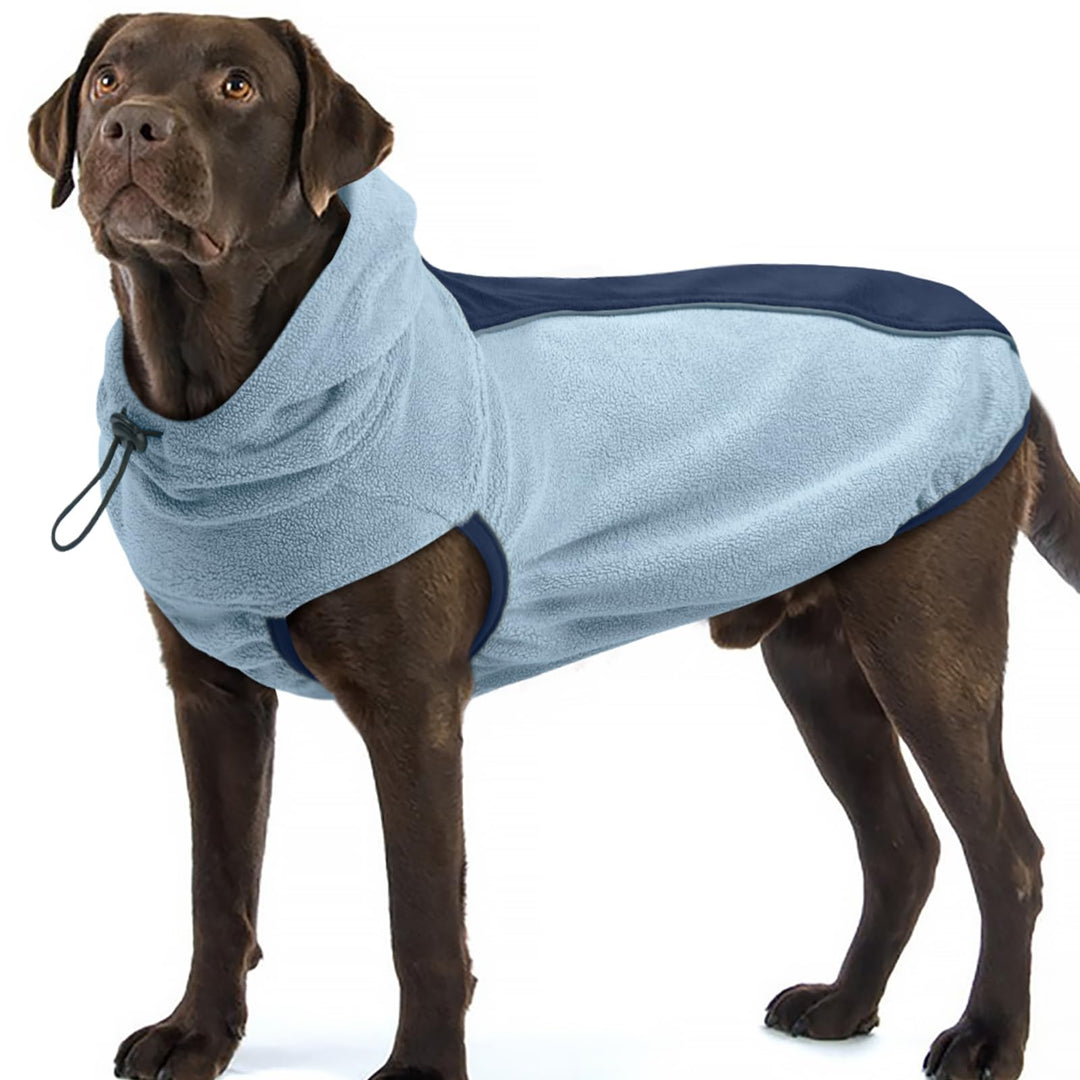 Hundemantel Winter - Hunde Teddy Mantel mit Leinenloch | Leichter Hundefleecepulli, Ärmellose Hundew