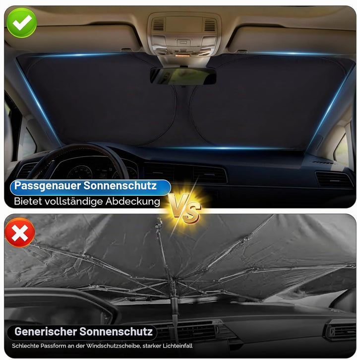 ZATOOTO Sonnenschutz Auto Frontscheibe für VW Multivan T4 T5 T6 | Windschutzscheibe Sonnenschutz, Pa