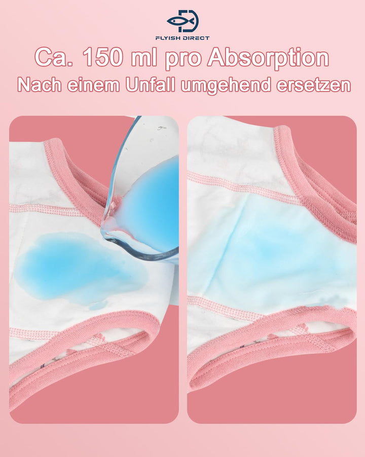 FLYISH DIRECT Töpfchen Trainingshose - Packung mit 6 Baby Trainingshosen Töpfchen Unterwäsche Kleink