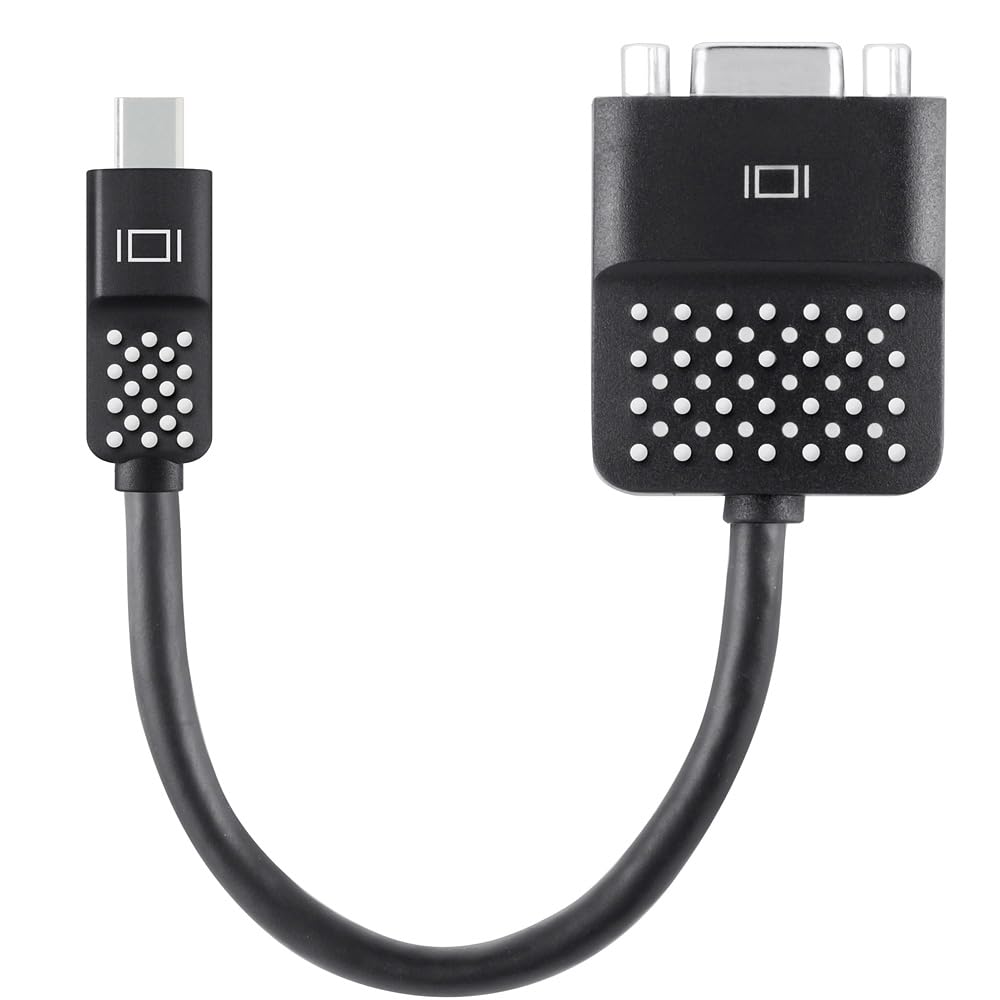Belkin F2CD028BT Mini DisplayPort auf VGA Adapter schwarz, Mini DisplayPort auf VGA