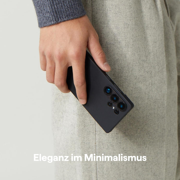 pitaka Hülle für Samsung Galaxy S25 Ultra Ultradünne Handyhülle Magnetische und Kratzfeste Schutzhül