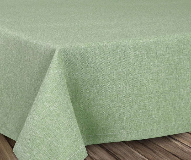 BEAUTEX fleckenabweisende und bügelfreie Tischdecke - Tischtuch mit Lotuseffekt - Tischwäsche in Lei