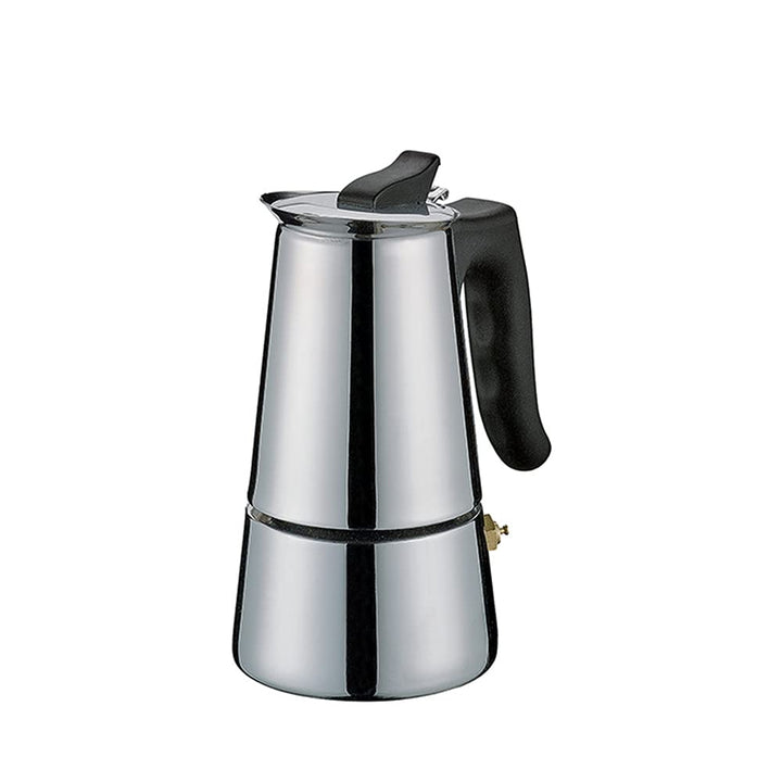Cilio Espressokocher ADRIANA , Edelstahl , Für alle Herdarten geeignet , Ø 10 cm, Höhe 19 cm , Spülm
