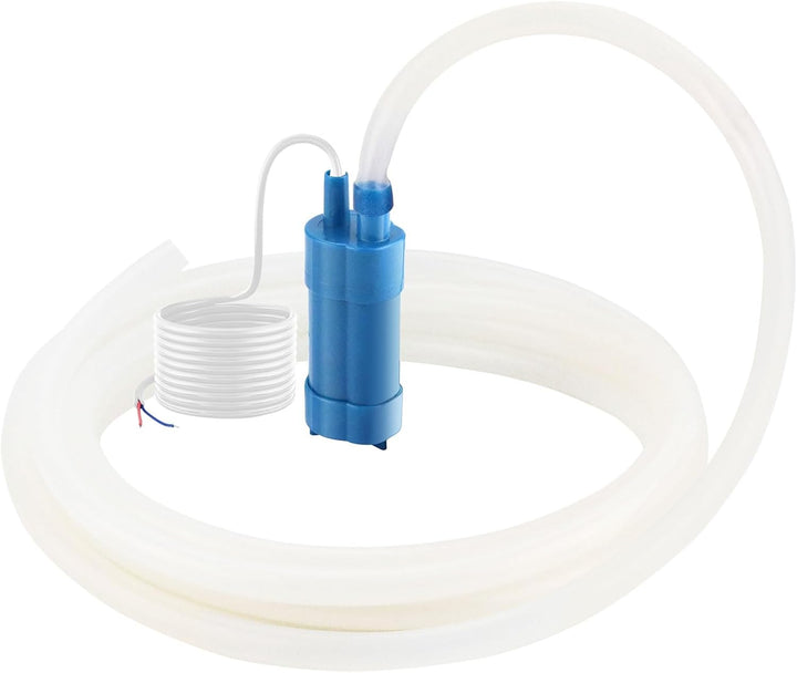 Tauchpumpe 12V 600 L/H Mini Wasserpumpe mit 5M Schlauch, Ultra leise 5M Förderhöhe Kleine Tauchwasse