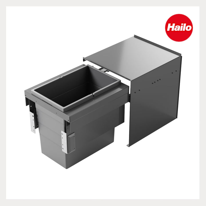 Hailo Abfallsammler 3608611 | Cargo Aqua Abfalltrennsystem für Spülenunterschrank | Trennung in 28 L