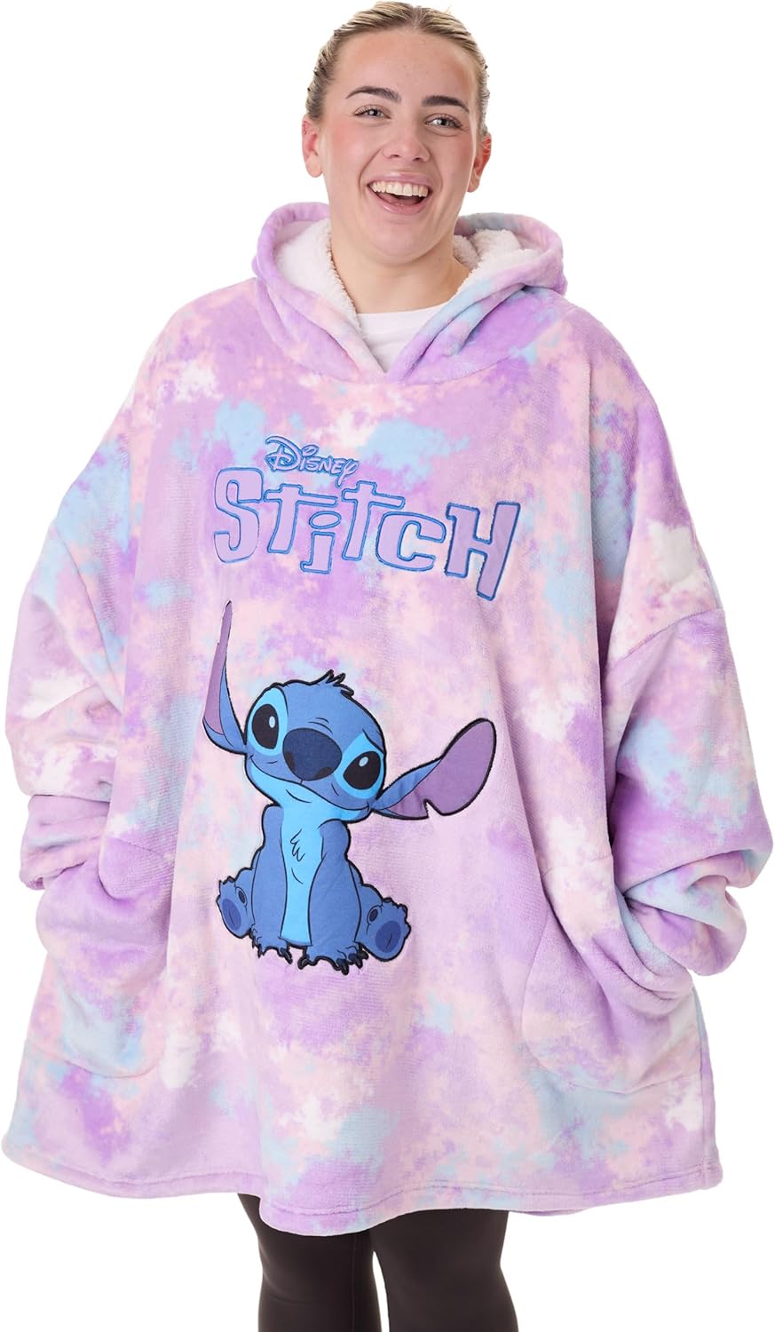 Disney Lilo & Stitch Optionen für tragbare Decken-Hoodies für Damen von Stitch, Einheitsgr&#xF6;&#xD