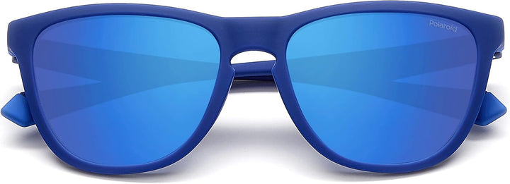 Polaroid Unisex Sunglasses 56 Zx9/5x Blue Azure, 56 Zx9/5x Blue Azure