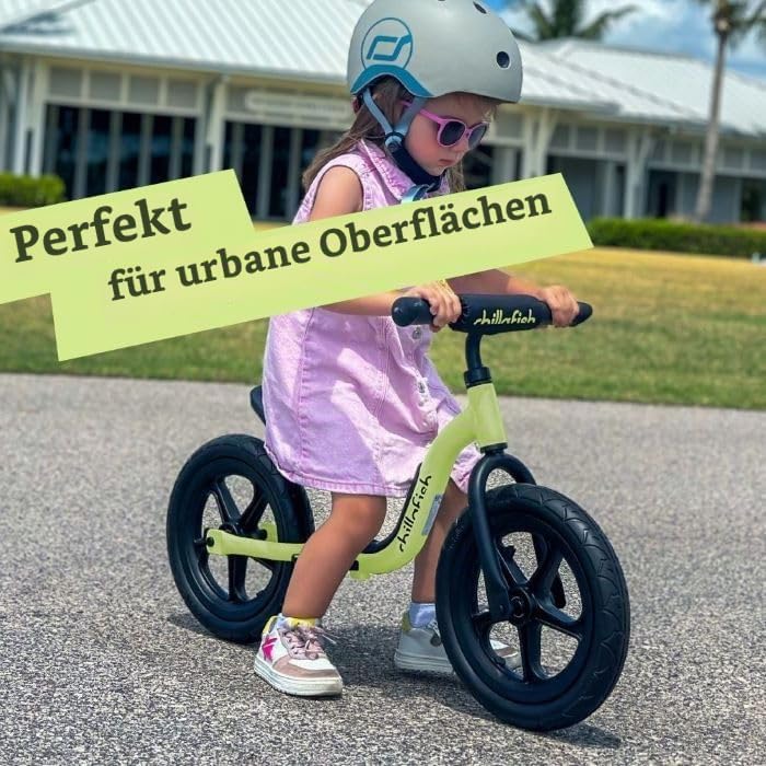 Chillafish Charlie Laufrad, Mit 10 Zoll oder 12 Zoll Reifen, mit Leuchträdern oder Anderen Accessoir