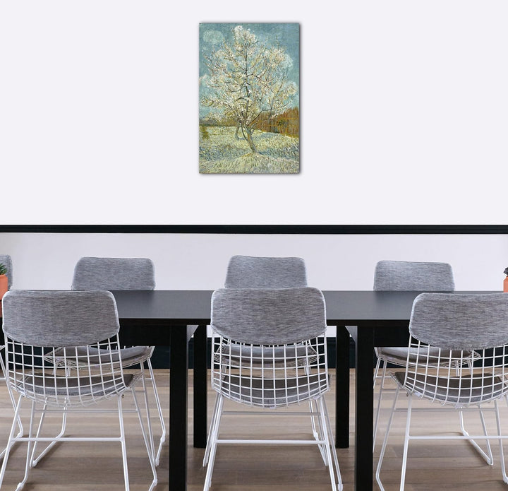 Printed Paintings Leinwand (60x80cm): Vincent Van Gogh - Der Pinke Pfirsischbaum 60x80 cm, 60x80 cm