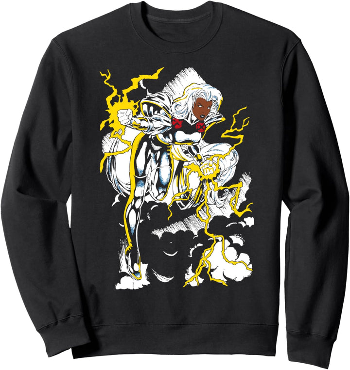 Marvel X-Men Storm Action Pose Retro Sweatshirt
