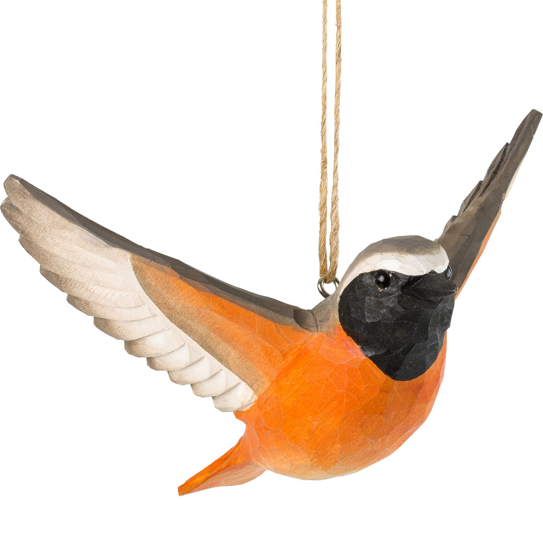 WILDLIFEGARDEN Wildlife Garden WG4445 DecoBird Fliegender Gartenrotschwanz - Handgeschnitzter Dekora